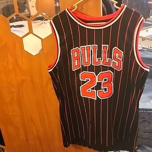 Authentic Michael Jordan #23 Jersey Black Alternate Jersey